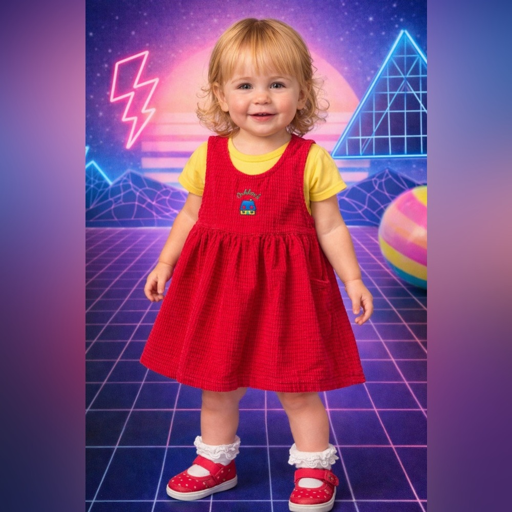 Vintage Oshkosh b’gosh dress size‎ 18 months